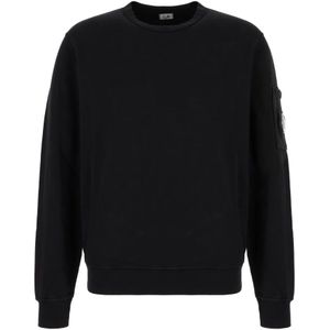C.p. Company, Heren, Sweatshirts & Hoodies, Zwart, Maat: S Katoen,