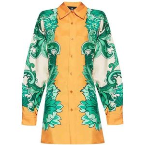 Etro, Dames, Blouses & Shirts, Veelkleurig, Maat: XS Zijde,