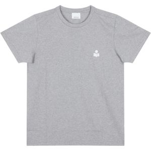 Isabel Marant, Heren, Tops, Grijs, Maat: 2XL Katoen,
