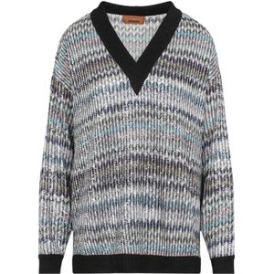 Missoni, Dames, Truien, Veelkleurig, Maat: 2XS Viscose,