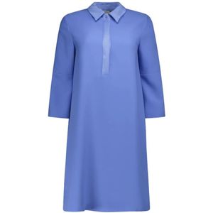 Pennyblack, Dames, Jurken, Blauw, Maat: L Poliester,