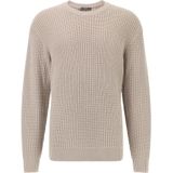 Boggi Milano - Trui - Sand - Knitwear - Lange Mouw