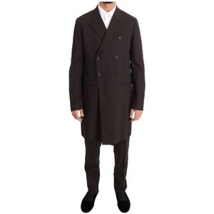 Dolce & Gabbana, Heren, Mantels, Rood, Maat: M Wol,