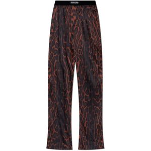 Tom Ford, Heren, Nachtkleding & Lounge, Bruin, Maat: S Zijde,