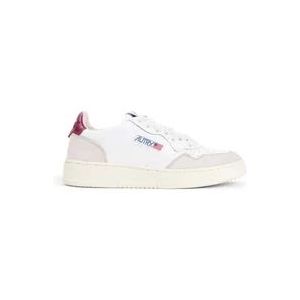 Autry Suede Sneakers Wit Medalist Stijl , White , Dames , Maat: 38 EU