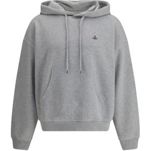 Vivienne Westwood, Heren, Sweatshirts & Hoodies, Grijs, Maat: M Katoen,