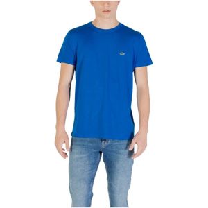Lacoste, Heren, Tops, Blauw, Maat: S Katoen,