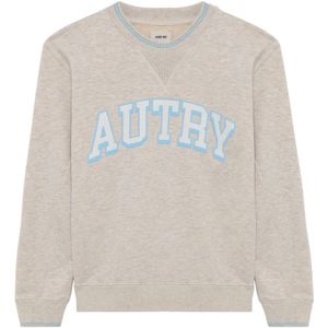 Autry, Heren, Sweatshirts & Hoodies, Grijs, Maat: XL Katoen,