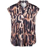 Betty Barclay - Satijnen Blouse - Veelkleurig - Elegante Batik Print