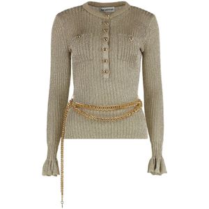 Self Portrait, Dames, Truien, Geel, Maat: L