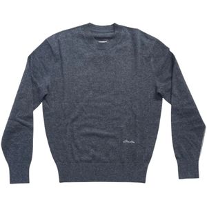 Calvin Klein, Dames, Truien, Grijs, Maat: XS Kasjmier,