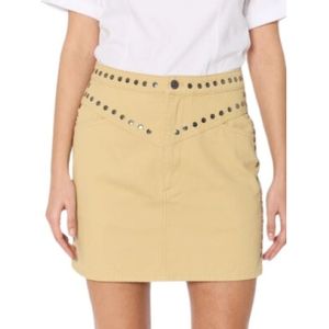 Berenice, Dames, Rokken, Bruin, Maat: S Denim,