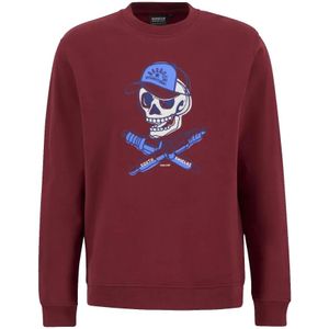 Barbour, Heren, Sweatshirts & Hoodies, Rood, Maat: XL Katoen,