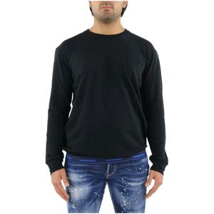 Dsquared2, Heren, Tops, Zwart, Maat: XL