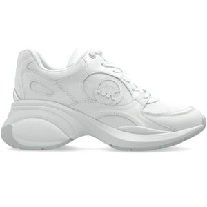 Michael Kors, Dames, Schoenen, Wit, Maat: 38 1/2 EU Leer,