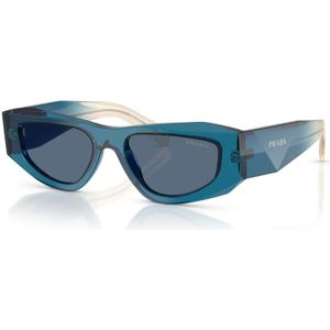 Prada, Heren, Accessoires, Blauw, Maat: 52 MM Polyamide,
