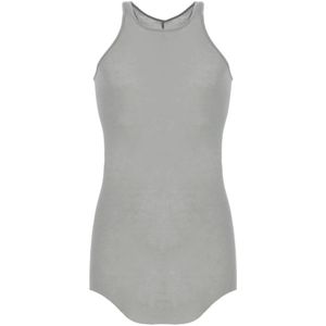 Rick Owens, Heren, Tops, Grijs, Maat: M Zijde,