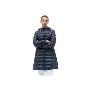 Moncler Coats , Blue , Dames , Maat: 2XS