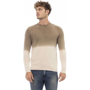 Alpha Studio, Heren, Truien, Beige, Maat: 2XL