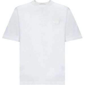 Dolce & Gabbana, Heren, Tops, Wit, Maat: S Katoen,