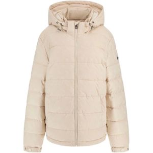 GUESS - Gewatteerde Jas - Ecru - Tussenjas