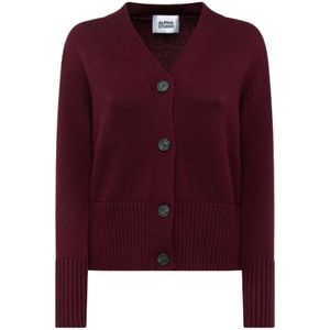 Alpha Studio, Dames, Truien, Rood, Maat: S Wol,