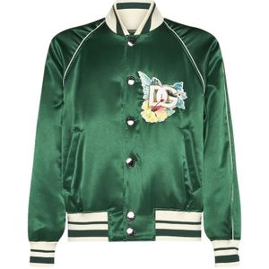 Dolce & Gabbana, Heren, Jassen, Groen, Maat: S