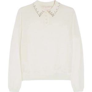 Iblues, Dames, Tops, Beige, Maat: M Wol,