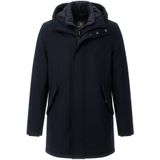 Boggi Milano, Heren, Mantels, Blauw, Maat: S Wol,