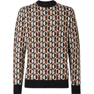 Fendi, Heren, Truien, Veelkleurig, Maat: L Wol,