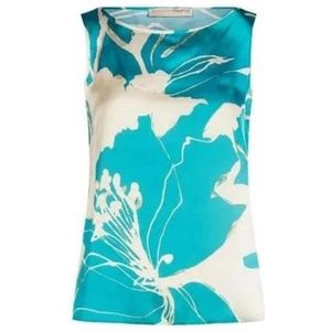 Rinascimento, Dames, Tops, Blauw, Maat: XS Zijde,
