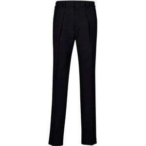 Fendi, Heren, Broeken, Blauw, Maat: L Wol,