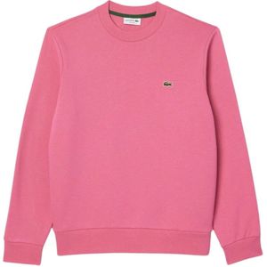 Lacoste, Heren, Sweatshirts & Hoodies, Roze, Maat: XS Katoen,