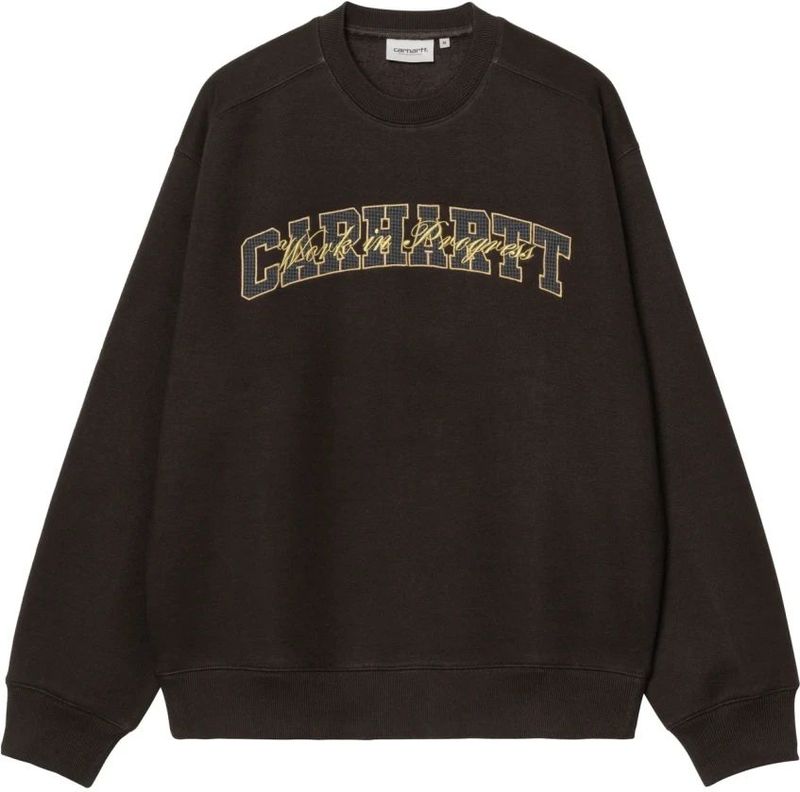 Carhartt Wip, Heren, Sweatshirts & Hoodies, Bruin, Maat: M Katoen,