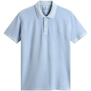 Woolrich - Mackinack - Poloshirt - Lichtblauw - Katoen - Logo Aan Voorzijde