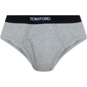 Tom Ford, Heren, Ondergoed, Grijs, Maat: XS Katoen,