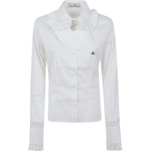 Vivienne Westwood, Dames, Blouses & Shirts, Wit, Maat: XS Katoen,