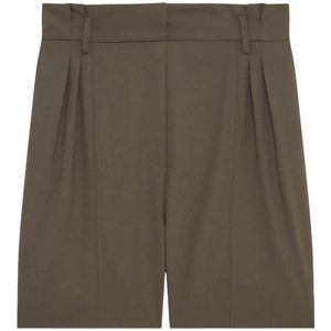 Iro, Dames, Korte broeken, Groen, Maat: XS Wol,