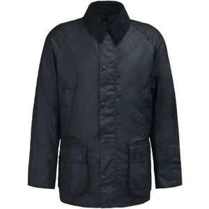 Barbour - Ashby - Tussenjas - Antraciet - Licht Gevoerd, Drukknopen, Raglanmouwen