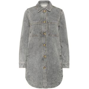 InWear, Dames, Jurken, Grijs, Maat: S Denim,