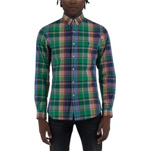 Polo Ralph Lauren, Heren, Overhemden, Veelkleurig, Maat: M Katoen,