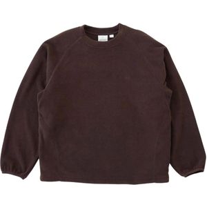 Gramicci, Heren, Sweatshirts & Hoodies, Bruin, Maat: S Fleece,