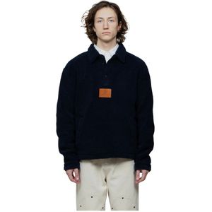 Bram's Fruit, Heren, Truien, Blauw, Maat: S Fleece,