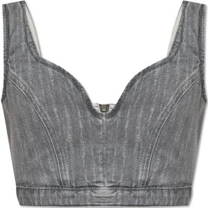 Iro, Dames, Tops, Grijs, Maat: M Denim,