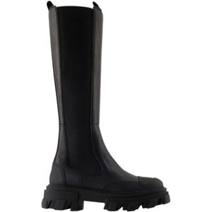 Ganni, Dames, Schoenen, Zwart, Maat: 41 EU Leer,