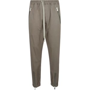 Rick Owens - Tecuatl Track Pants - Grijs - Katoen - Slim Fit