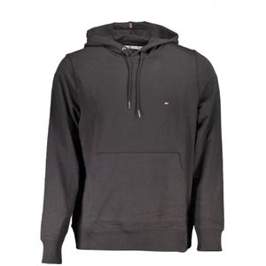 Tommy Hilfiger, Heren, Sweatshirts & Hoodies, Zwart, Maat: M Katoen,