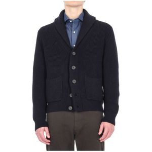 Drumohr, Heren, Truien, Blauw, Maat: L Wol,