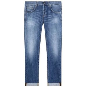 Dondup, Heren, Jeans, Blauw, Maat: W33 Katoen,