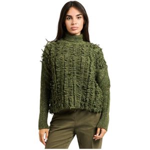 Manila Grace, Dames, Truien, Groen, Maat: M Wol,